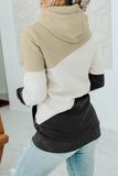 Colorblock Pocketed Hoodie