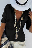 Turn-down Collar Pocketed Button Shirt
