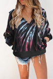 Cotton Pocketed Tie-dye Hoodie