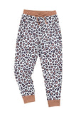 Print Elastic Waist Jogger Pants