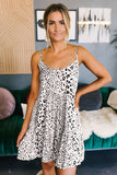 Tiered Leopard Babydoll Dress