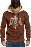 Desert ROAM FREE Graphic Pocketed Men's Hoodie