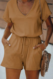 Pocketed Knit Romper