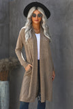 Slouchy Pocketed Knit Longline Cardigan