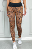 Mocha Leopard Print Active Leggings