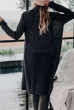 Slouchy Pocketed Knit Longline Cardigan