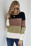 Pullover Colorblock Winter Sweater