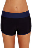 Contrast Pink Trim Swim Board Shorts