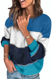 Pullover Colorblock Winter Sweater