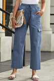 Driven Linen Blend Pocketed Cargo Pants