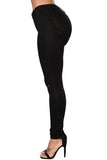 Trendy Slit Knee Denim Pants