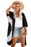 Tie Dye Open Front Beach Cover Up