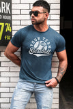 Playing Ball Y'all Baseball Print Slim Fit Short Sleeve Men's T Shirt