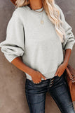 Crew Neck Raglan Sleeve Sweatshirt