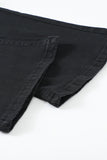 High Waist Pockets Bell Jeans