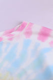 Rainbow Tie Dye Pullover Long Sleeve Top