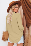 Turn-down Collar Pocketed Button Shirt