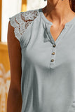 Lace Shoulder Tank