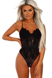 Lace Panelled Bodysuit