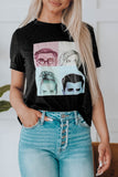Portraits Graphic Print T-shirt