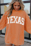 Ribbed Corded Oversized Sweatshirt