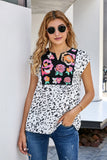 Wild Flower Embroidered Shift Top