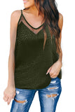Embossed Mesh Cami Tank