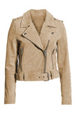 Suede Moto Jacket