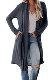 Slouchy Pocketed Knit Longline Cardigan