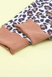 Print Elastic Waist Jogger Pants