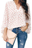 Love You Boo Balloon Sleeve Blouse