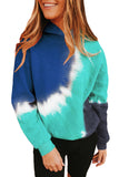 Colorblock Tie-dye Hoodie