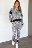 Print Pullover and Joggers Set