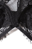 Sheer Eyelash Lace Teddy Bodysuit