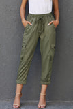Drawstring Cargo Pocketed Joggers