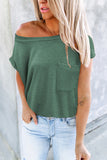 Pocketed Tee with Side Slits