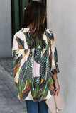 Print Buttoned Long Sleeve Shirt