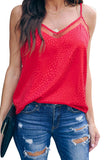 Embossed Mesh Cami Tank