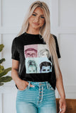 Portraits Graphic Print T-shirt
