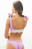 Print Knot Keyhole Bikini