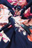 Amaryllis Floral Twist Top