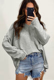 Pocketed Oversized Drop Sleeve Top