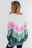 Ombre Tie Dye Pullover Top