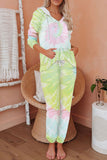 Multicolor Utopia Tie Dye Hoodie Joggers Loungewear
