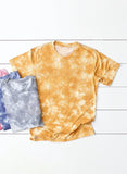 Tie Dye Crew Neck Short Sleeve T-Shirt