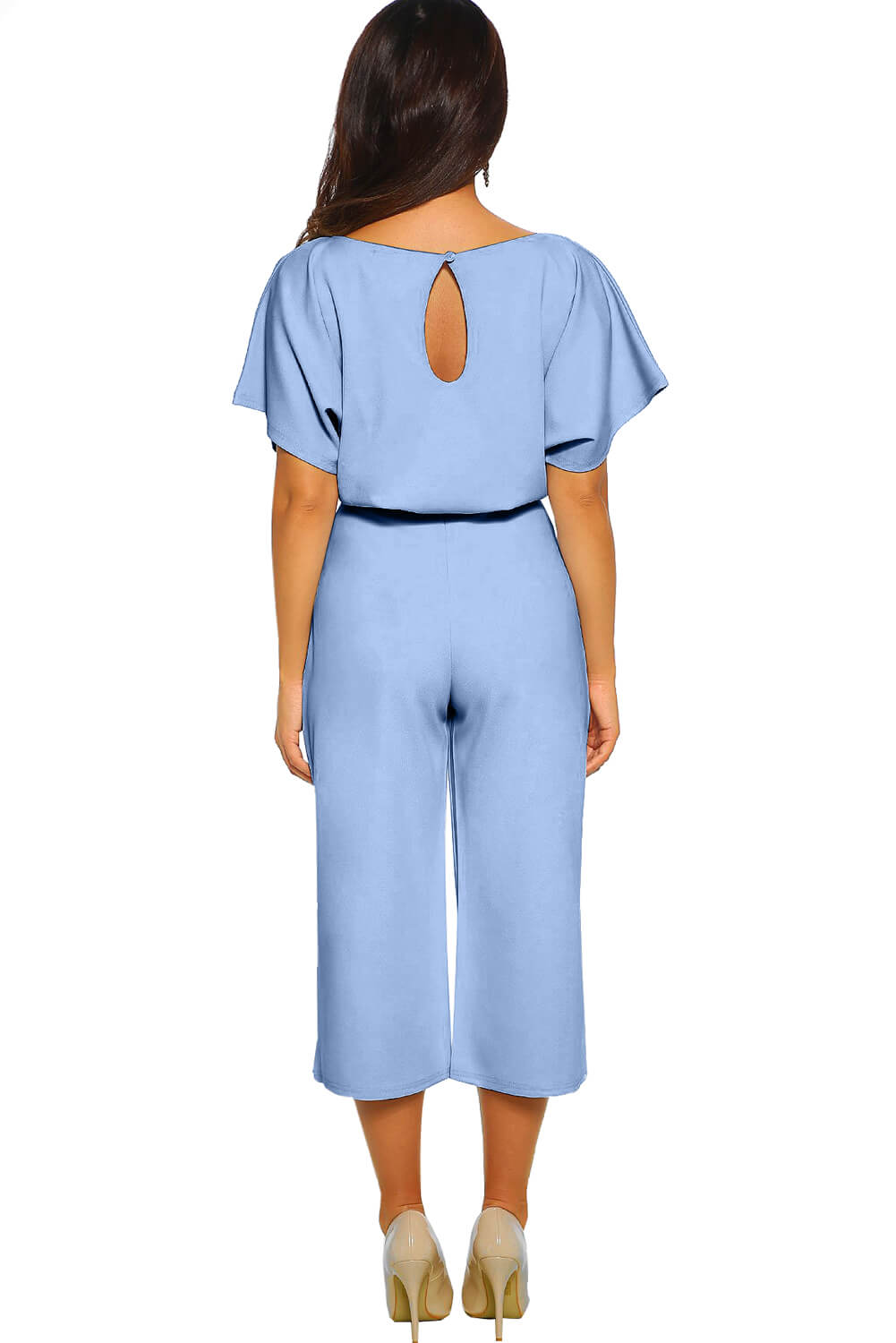 Always Chic Belted Culotte Jumpsuit