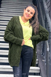 Dolman Sleeve Open Front Knit Cardigan