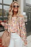 Off The Shoulder Smocked Floral Top