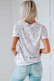 GOOD VIBES Leopard Print Tee