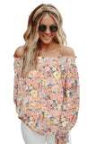 Off The Shoulder Smocked Floral Top